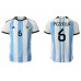 Cheap Argentina German Pezzella #6 Home Football Shirt World Cup 2022 Short Sleeve